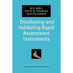 Developing and Validating Rapid Assessment Instruments, Pocket Guides to Social Work Research Methods