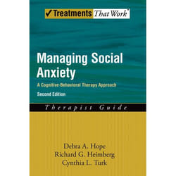 ISBN Managing Social AnxietyTherapist Guide ( A Cognitive-Behavioral Therapy Approach )