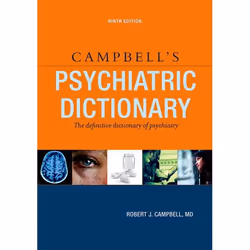 ISBN Campbell's Psychiatric Dictionary, Robert J Campbell MD, Anglais, Oxford University Press, 02/04/2009, unisexe, 1 pièce( ...
