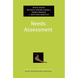 Needs Assessment, Pocket Guides to Social Work Research Methods