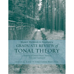 ISBN Student Workbook to Accompany Graduate Review of Tonal Theory ( A Recasting of Common Practice Harmony Form and Counterpoint ) livre