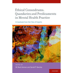 ISBN Ethical Conundrums Quandaries and Predicaments in Mental Health Practice ( A Casebook from the Files of Experts ) livre