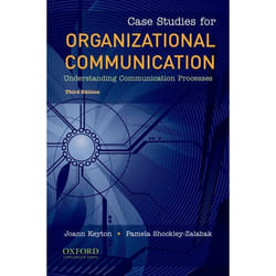 ISBN Case Studies for Organizational Communication ( Understanding Communication Processes ) livre