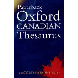 ISBN Paperback Oxford Canadian Thesaurus livre