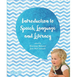 ISBN Introduction to Speech Language and Literacy livre