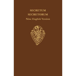 ISBN Secretum Secretorum Vol. I Text ( Nine English Versions ) livre