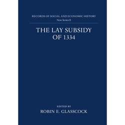 ISBN The Lay Subsidy of 1334 livre