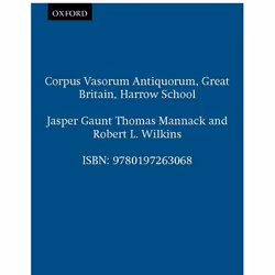 ISBN Corpus Vasorum Antiquorum Great Britain Harrow School, 142 pages