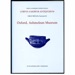 ISBN Corpus Vasorum Antiquorum Great Britain Fascicule 24 Oxford Ashmolean Museum Fascicule 4, 140 pages