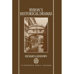ISBN Byron's Historical Dramas livre