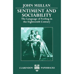ISBN Sentiment and Sociability ( The Language of Feeling in the Eighteenth Century ) livre