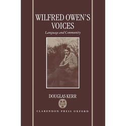 ISBN Wilfred Owen's Voices ( Language and Community ) livre
