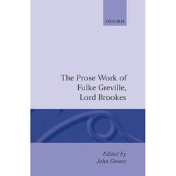 ISBN The Prose Works of Fulke Greville Lord Brooke livre 346 pages
