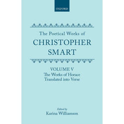 ISBN The Poetical Works of Christopher Smart ( Volume V. The Works of Horace Translated Into Verse ) livre