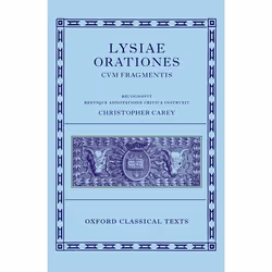 ISBN Lysiae Orationes cum Fragmentis, Christopher Carey, 616 pages, Anglais, Oxford University Press, 27/09/2007, unisexe