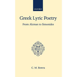 ISBN Greek Lyric Poetry from Alcman to Simonides livre