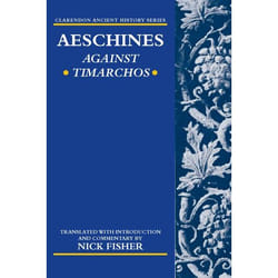 ISBN Aeschines: Against Timarchos