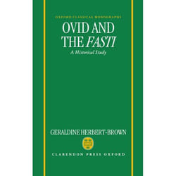 ISBN Ovid and the Fasti ( An Historical Study ) livre
