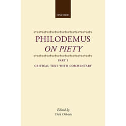 ISBN Philodemus On Piety ( Part 1 Critical Text with Commentary ) livre