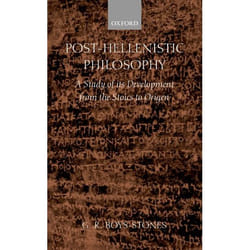ISBN Post-Hellenistic Philosophy ( A Study of its Development from the Stoics to Origen ) livre