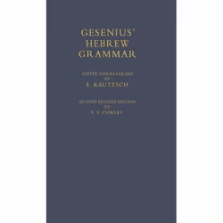 ISBN Gesenius' Hebrew Grammar, 618 pages