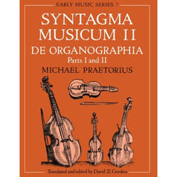ISBN Syntagma Musicum II ( De Organographia: Parts I and II ) livre