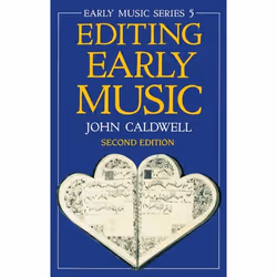 ISBN Editing Early Music, 150 pages