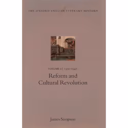 ISBN The Oxford English Literary History ( Volume 2: 1350-1547: Reform and Cultural Revolution ), Anglais, Livre broché