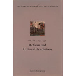 Reform and Cultural Revolution,  OXFORD ENGLISH LITERARY HISTORY