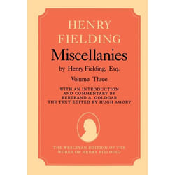 ISBN Miscellanies by Henry Fielding Esq: Volume Three livre