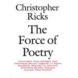 ISBN The Force of Poetry livre