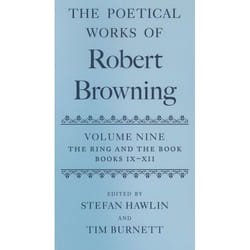 ISBN The Poetical Works of Robert Browning Volume IX ( The Ring and the Book Books IX-XII ) livre