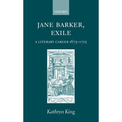 ISBN Jane Barker Exile ( A Literary Career 1675-1725 ) livre