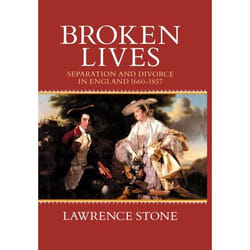 ISBN Broken Lives ( Separation and Divorce in England 1660-1857 ) livre