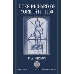 ISBN Duke Richard of York 1411-1460 Couverture rigide