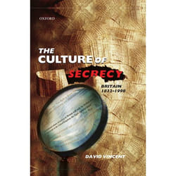 ISBN The Culture of Secrecy ( Britain 1832-1998 ) livre