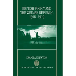 ISBN British Policy and the Weimar Republic 1918-1919 livre