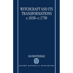 ISBN Witchcraft and its Transformations c.1650-c.1750 livre