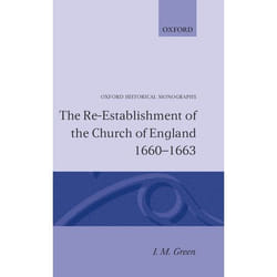 ISBN The Re-establishment of the Church of England 1660-1663 livre