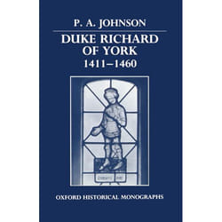 ISBN Duke Richard of York 1411-1460