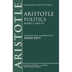 ISBN Aristotle: Politics Books V and VI Couverture rigide