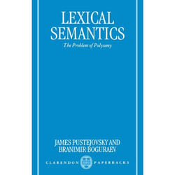 ISBN Lexical Semantics ( The Problem of Polysemy ) livre