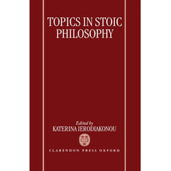 ISBN Topics in Stoic Philosophy livre