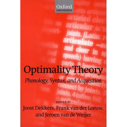 ISBN Optimality Theory ( Phonology Syntax and Acquisition ) Couverture rigide
