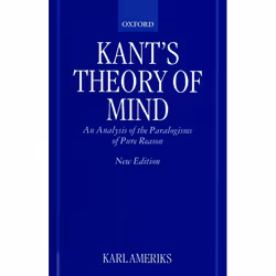 ISBN Kant's Theory of Mind ( An Analysis of the Paralogisms of Pure Reason ), Anglais, Livre broché, 392 pages