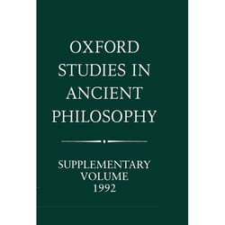 ISBN Methods of Interpreting Plato and his Dialogues ( Oxford Studies in Ancient Philosophy: Supplementary Volume 1992 ) livre