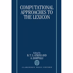 ISBN Computational Approaches to the Lexicon, 496 pages