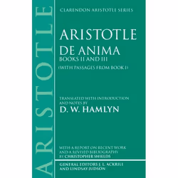 ISBN De Anima ( Books II and III (with passages from Book I) ), Anglais, Couverture rigide, 212 pages