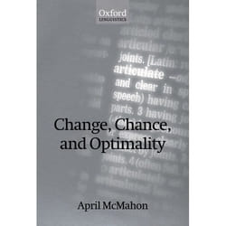 ISBN Change Chance and Optimality Couverture rigide