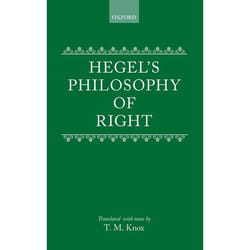 ISBN Hegel's Philosophy of right livre